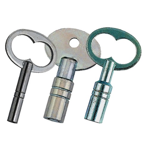 Clé technique à carré femelle de crémone ou de décondamnation